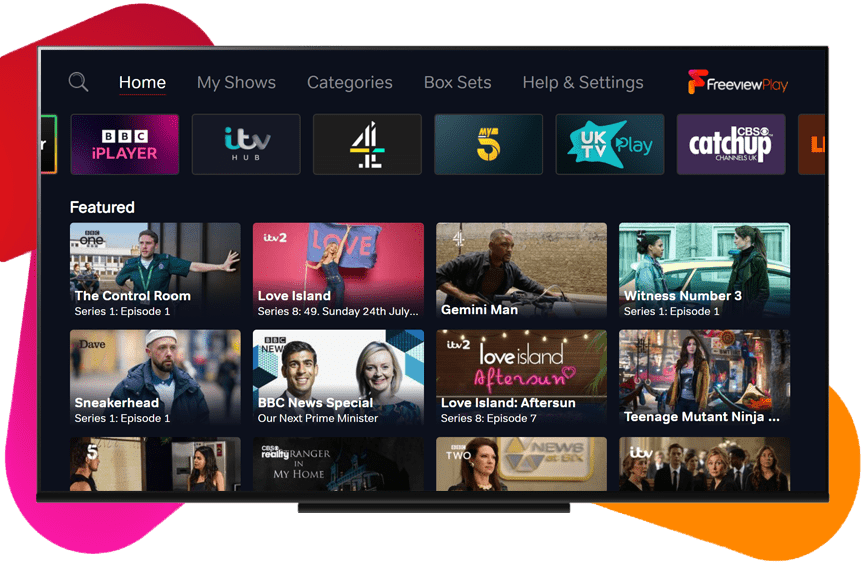 Freeview channels online online